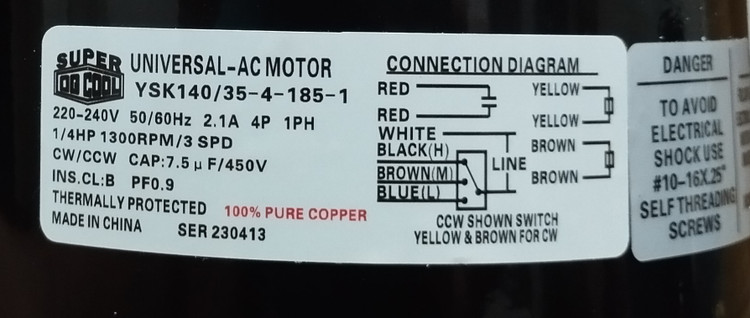 مشخصات فنی فن