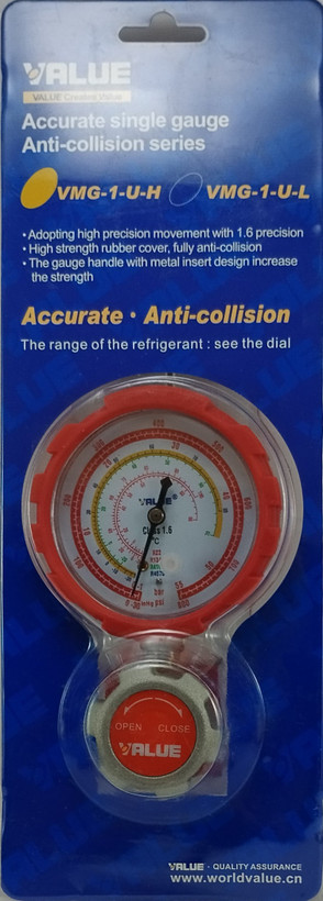 گیج قرمز ولومی فشار بالا