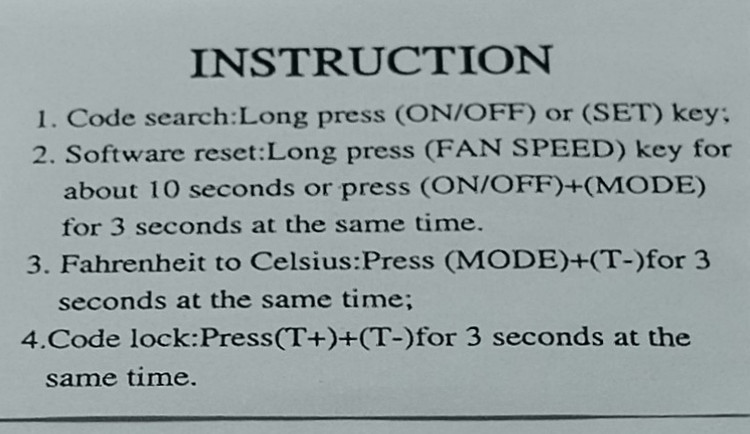 مشخصات فنی کنترل