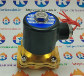 شیر برقی نیمه صنعتی سایز 3/4 اینچ 220 ولت مدل 2W-200-20