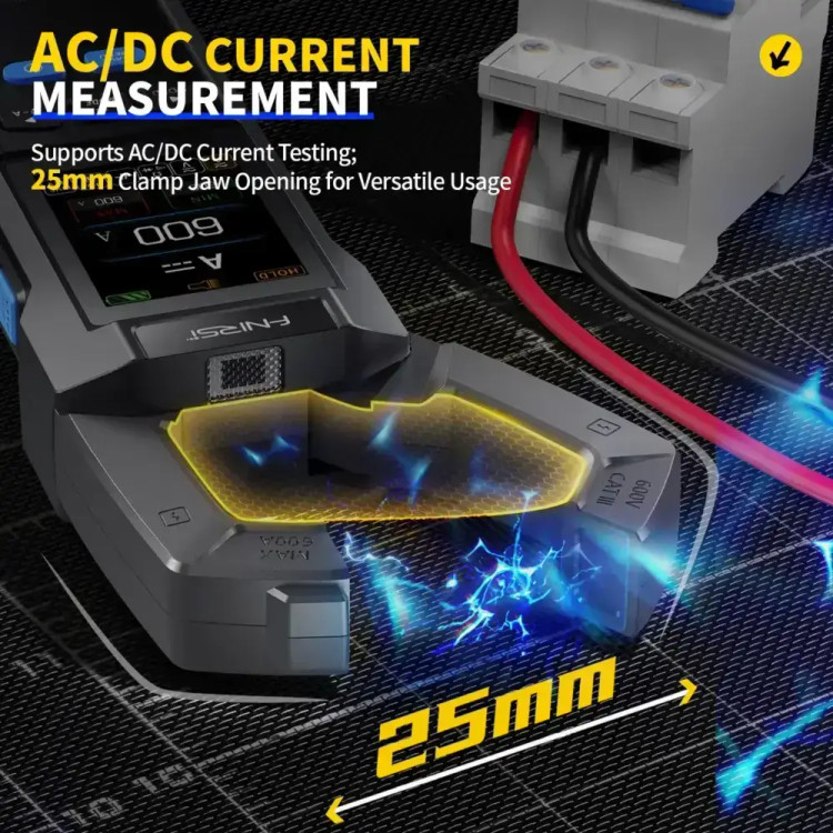 آمپرمتر کلمپی هوشمند FNIRSI مدل DMC-100