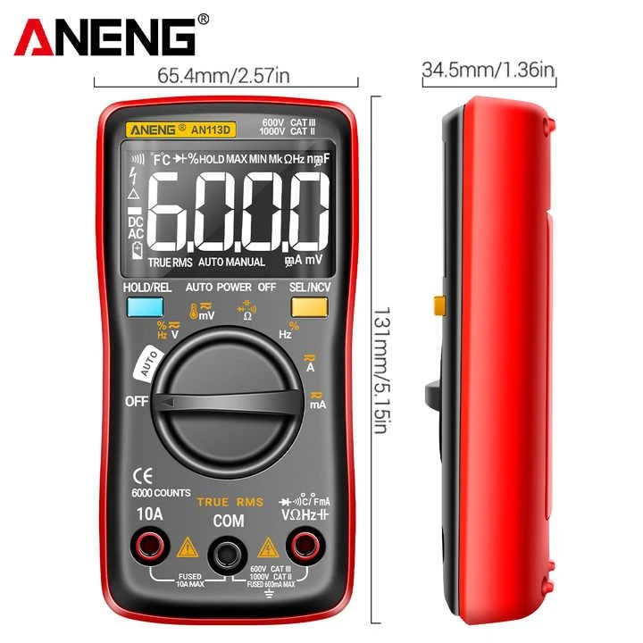 مولتی متر دیجیتالی ANENG مدل AN113D