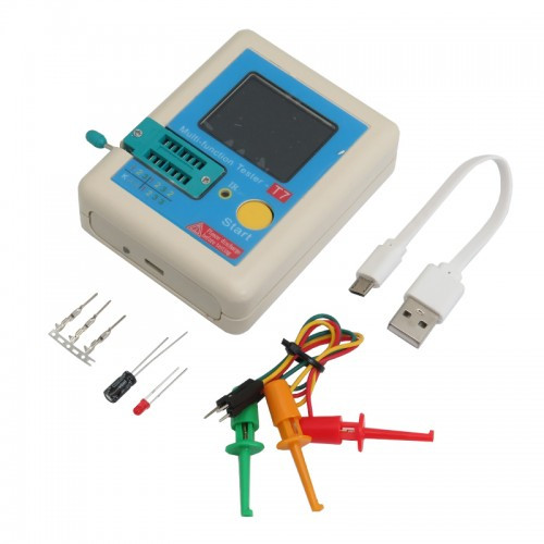 تستر قطعات الکترونیکی (+دیکودر IR ریموت) LCR-T7