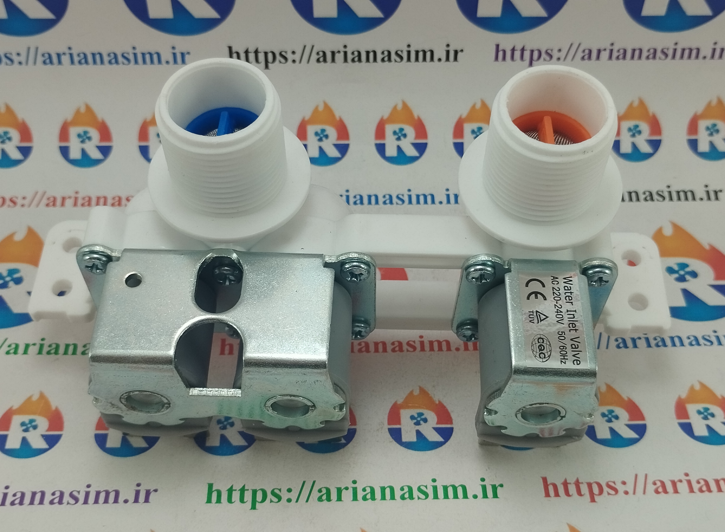 شیر برقی لباسشویی سه قلو صاف ال جی درب بالا