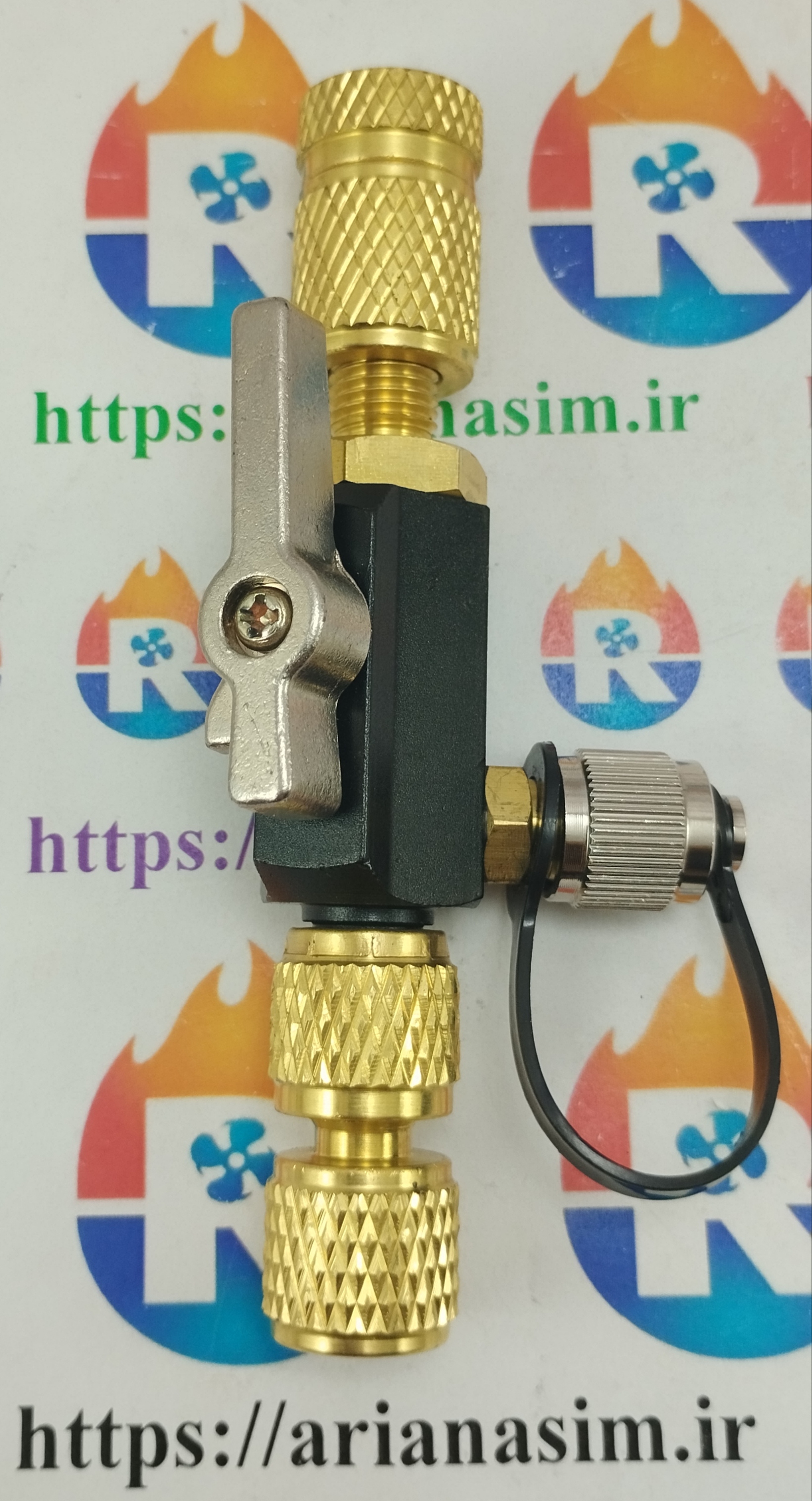 سوزن بازکن شیر سرویس سایز ۱/۴ و 5/16 (R-22 & R-410A)