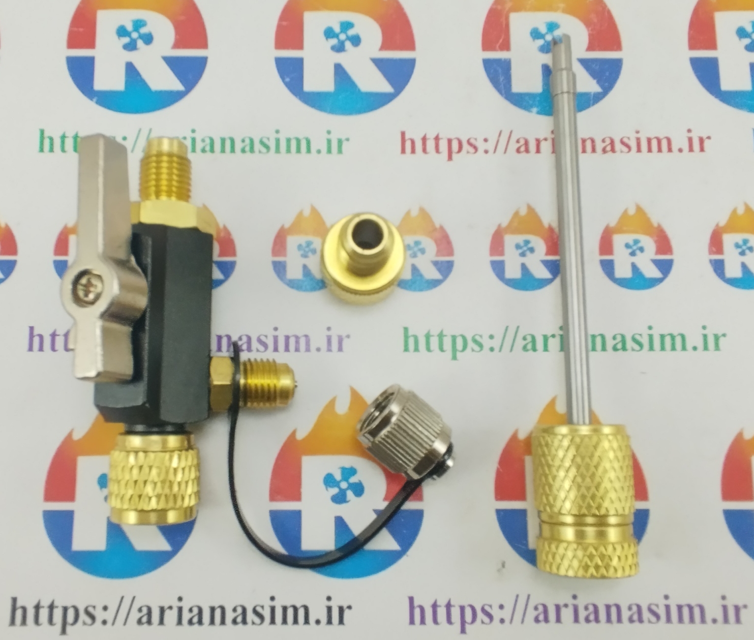سوزن بازکن شیر سرویس سایز ۱/۴ و 5/16 (R-22 & R-410A)