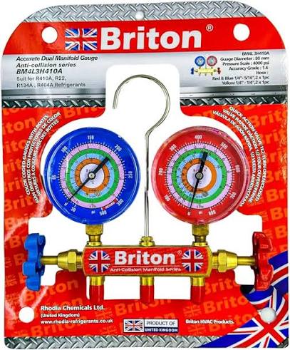 گیج منیفولد دوقلو انگلیسی Briton
