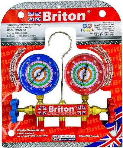 گیج منیفولد دوقلو انگلیسی Briton