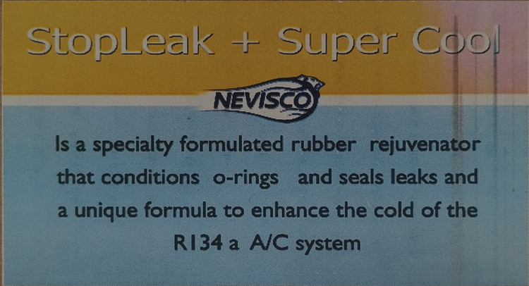 مکمل مایع نشت گیر و تقویت کننده سرمای سیستم کولر خودرو برند کانادایی NEVISCO مدل Stop Leak & Super Cool (قیمت عمده)