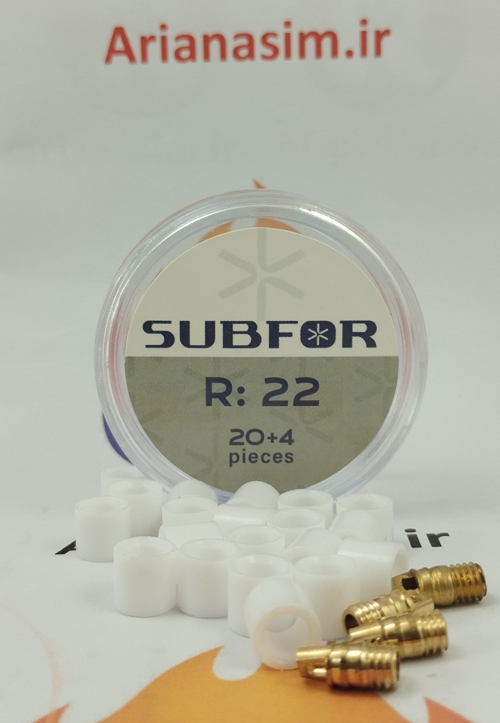 ست واشر شیلنگ منیفولد تفلون همراه با سوزن مخصوص R-22 ، R-134a